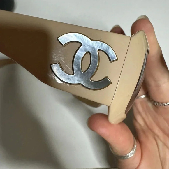 Chanel Authentic Mother of Pearl Sunglasses - Picture 9 of 11